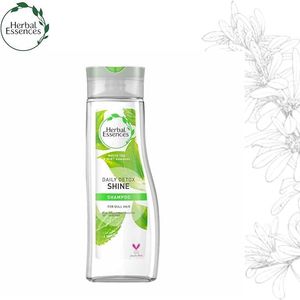 Herbal Essences Daily Detox Shine Shampoo with White Tea & Mint Essences for Dull Hair